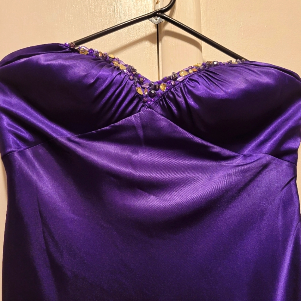 Homemade Purple Evening Gown